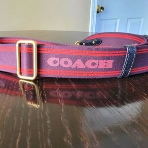 *SOLD* Coach Shoulder webstrap